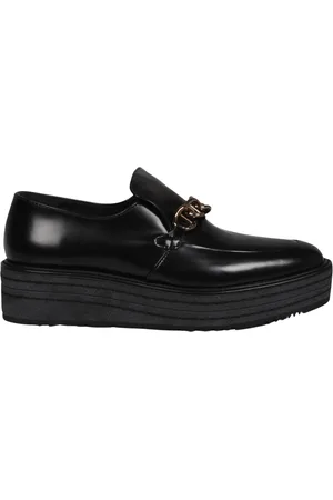 Prada Dames, Schoenen, Zwart, Maat: 39 EU Leer