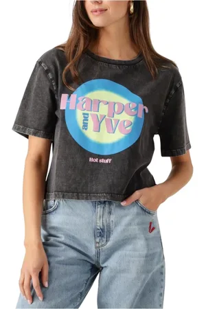 Harper & Yve Dames, Tops, Zwart, Maat: S