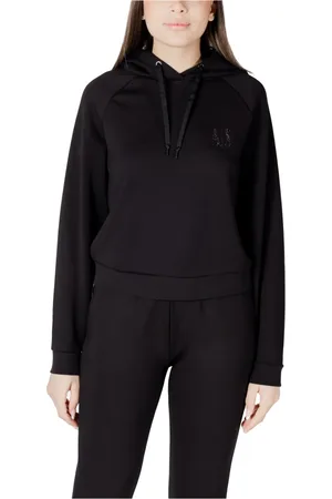 Armani Exchange Dames, Sweatshirts & Hoodies, Zwart, Maat: L Viscose