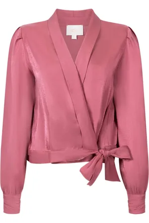 Aaiko Dames, Blouses & Shirts, Roze, Maat: L Viscose