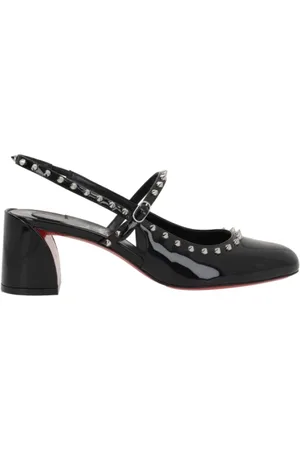 Christian Louboutin Dames, Schoenen, Zwart, Maat: 37 EU Leer
