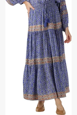Lollys Laundry Dames, Rokken, Blauw, Maat: XS