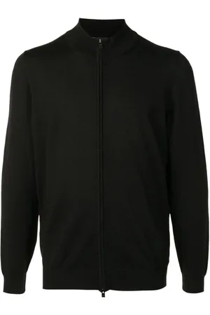HUGO BOSS Heren, Truien, Zwart, Maat: XL Wol
