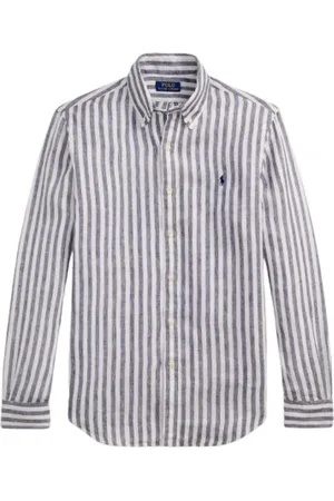 Ralph Lauren Heren, Overhemden, Veelkleurig, Maat: XL Linnen