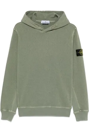 Stone Island Heren, Sweatshirts & Hoodies, Groen, Maat: 2XL