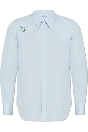 Alexander McQueen Heren, Overhemden, Blauw, Maat: L Katoen
