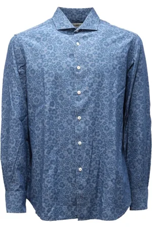 MC2 SAINT BARTH Heren, Overhemden, Blauw, Maat: L Denim
