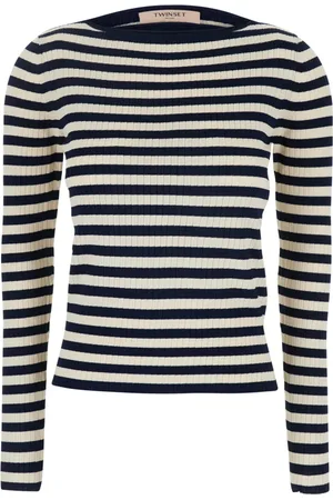 Twin-Set Dames, Truien, Wit, Maat: XS Viscose