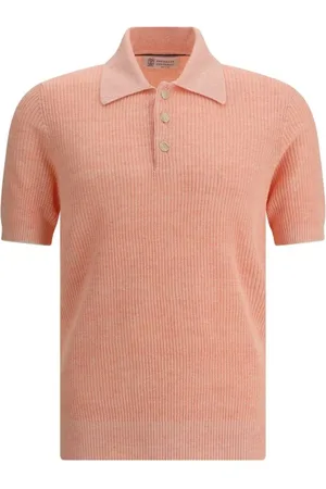 Brunello Cucinelli Heren, Tops, Roze, Maat: 3XL Katoen