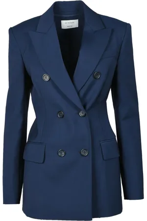 Sportmax Dames, Jassen, Blauw, Maat: S Wol