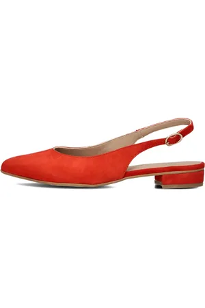 Lina Locchi Dames, Schoenen, Rood, Maat: 36 EU Linnen