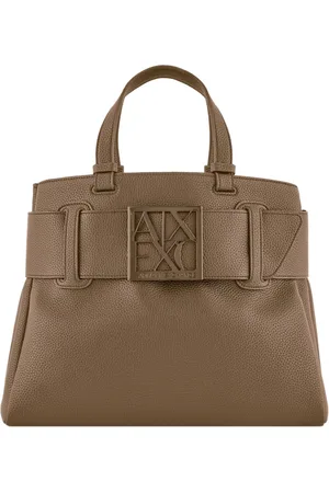 Armani Exchange Dames, Tassen, Bruin, Maat: ONE Size Leer
