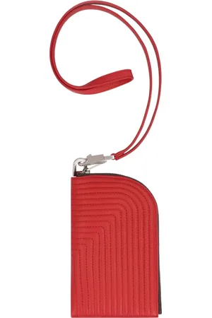Rick Owens Heren, Accessoires, Rood, Maat: ONE Size Leer