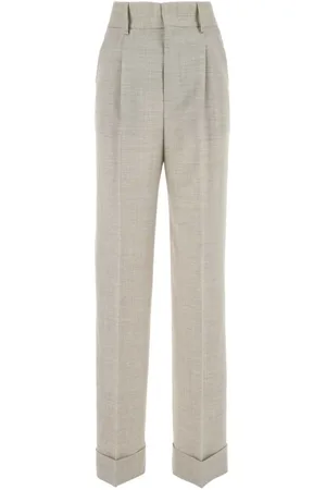 Serafini Dames, Broeken, Grijs, Maat: XS Wol