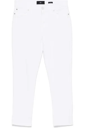 7 for all Mankind Dames, Jeans, Wit, Maat: W30 Denim
