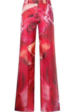 Roberto Cavalli Dames, Broeken, Rood, Maat: M Zijde