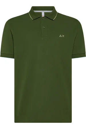 sun68 Heren, Tops, Groen, Maat: XL Katoen