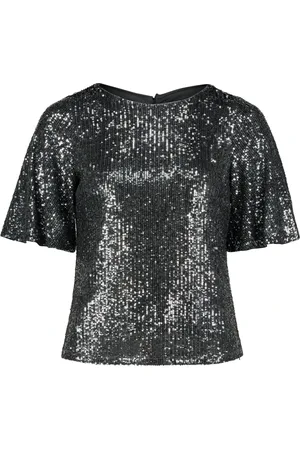 Vera Mont Dames, Blouses & Shirts, Grijs, Maat: S Poliester