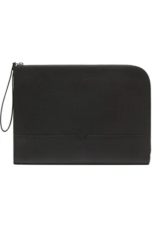 VALEXTRA Dames, Accessoires, Zwart, Maat: ONE Size Leer