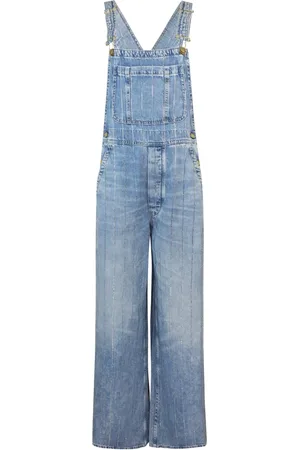 Cycle Dames, Jumpsuits & Playsuits, Blauw, Maat: S Katoen