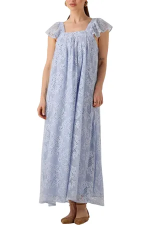 Lollys Laundry Dames, Jurken, Blauw, Maat: XL Denim