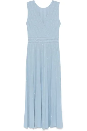 D.EXTERIOR Dames, Jurken, Blauw, Maat: M Viscose