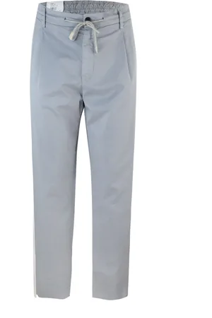 ELEVENTY Heren, Broeken, Blauw, Maat: W30 Katoen