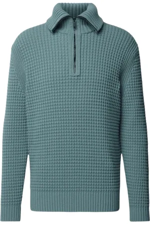 HUGO BOSS Heren, Truien, Groen, Maat: S Wol