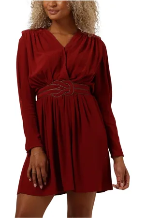 Louizon Dames, Jurken, Rood, Maat: S Viscose