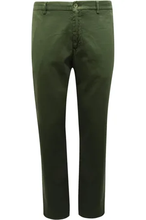 Etro Heren, Broeken, Groen, Maat: 3XL Katoen