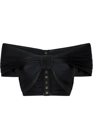 Paco rabanne Dames, Tops, Zwart, Maat: M Viscose