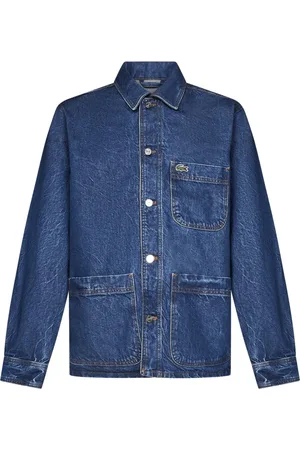Lacoste Heren, Overhemden, Blauw, Maat: L Katoen