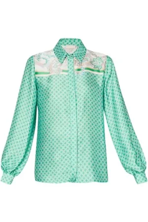 Liu Jo Dames, Blouses & Shirts, Groen, Maat: XS