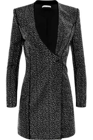 ALICE+OLIVIA Dames, Jurken, Zwart, Maat: XS Nylon