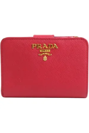 Prada Dames, Pre-owned, Rood, Maat: ONE Size Leer