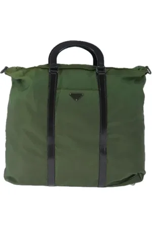 Prada Unisex, Pre-owned, Groen, Maat: ONE Size Synthetisch
