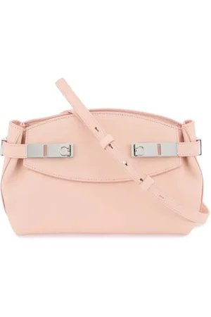 Salvatore Ferragamo Dames, Tassen, Roze, Maat: ONE Size Leer