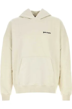 Palm Angels Heren, Sweatshirts & Hoodies, Wit, Maat: L Katoen