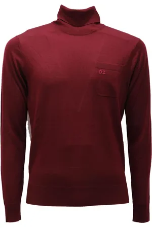Dsquared2 Heren, Truien, Rood, Maat: S Wol