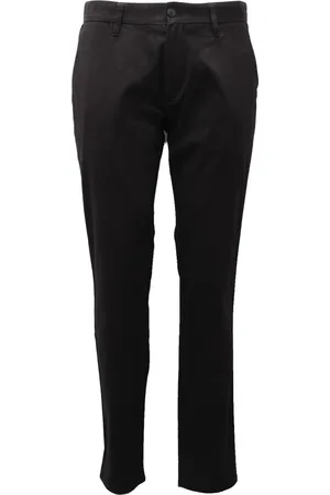 Emporio Armani Heren, Broeken, Zwart, Maat: M Katoen