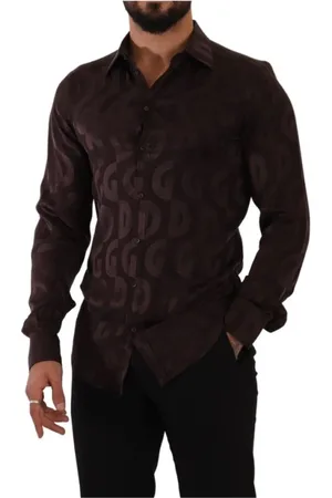 Dolce & Gabbana Heren, Overhemden, Rood, Maat: L Zijde