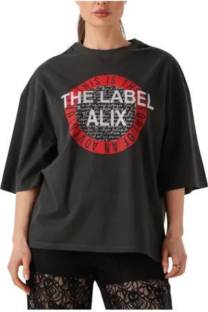 Alix the label Dames, Tops, Zwart, Maat: XS Linnen