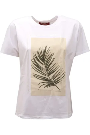 Max Mara Dames, Tops, Wit, Maat: S Katoen