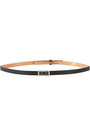 Elisabetta Franchi Dames, Accessoires, Zwart, Maat: M Leer