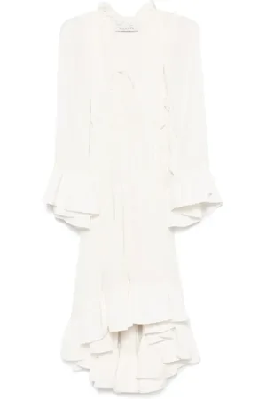 Lanvin Dames, Jurken, Wit, Maat: XS