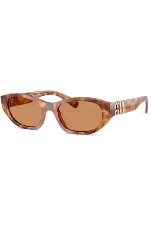 Miu Miu Dames, Accessoires, Bruin, Maat: 53 MM