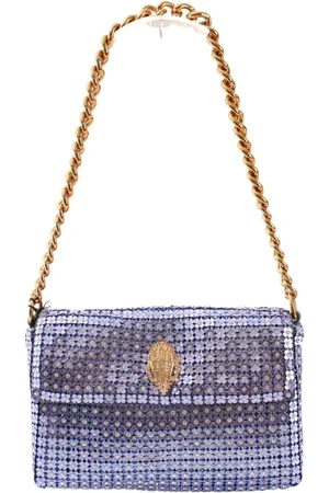 Kurt Geiger Dames, Tassen, Blauw, Maat: ONE Size Katoen