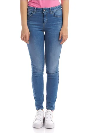Liu Jo Dames, Jeans, Blauw, Maat: W25 Katoen
