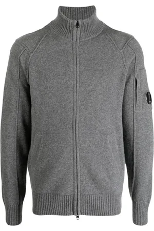 C.P. Company Heren, Truien, Grijs, Maat: 3XL Wol