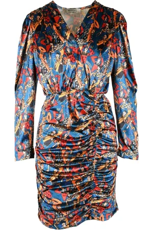 ALESSANDRO ENRIQUEZ Dames, Jurken, Veelkleurig, Maat: XS Poliester